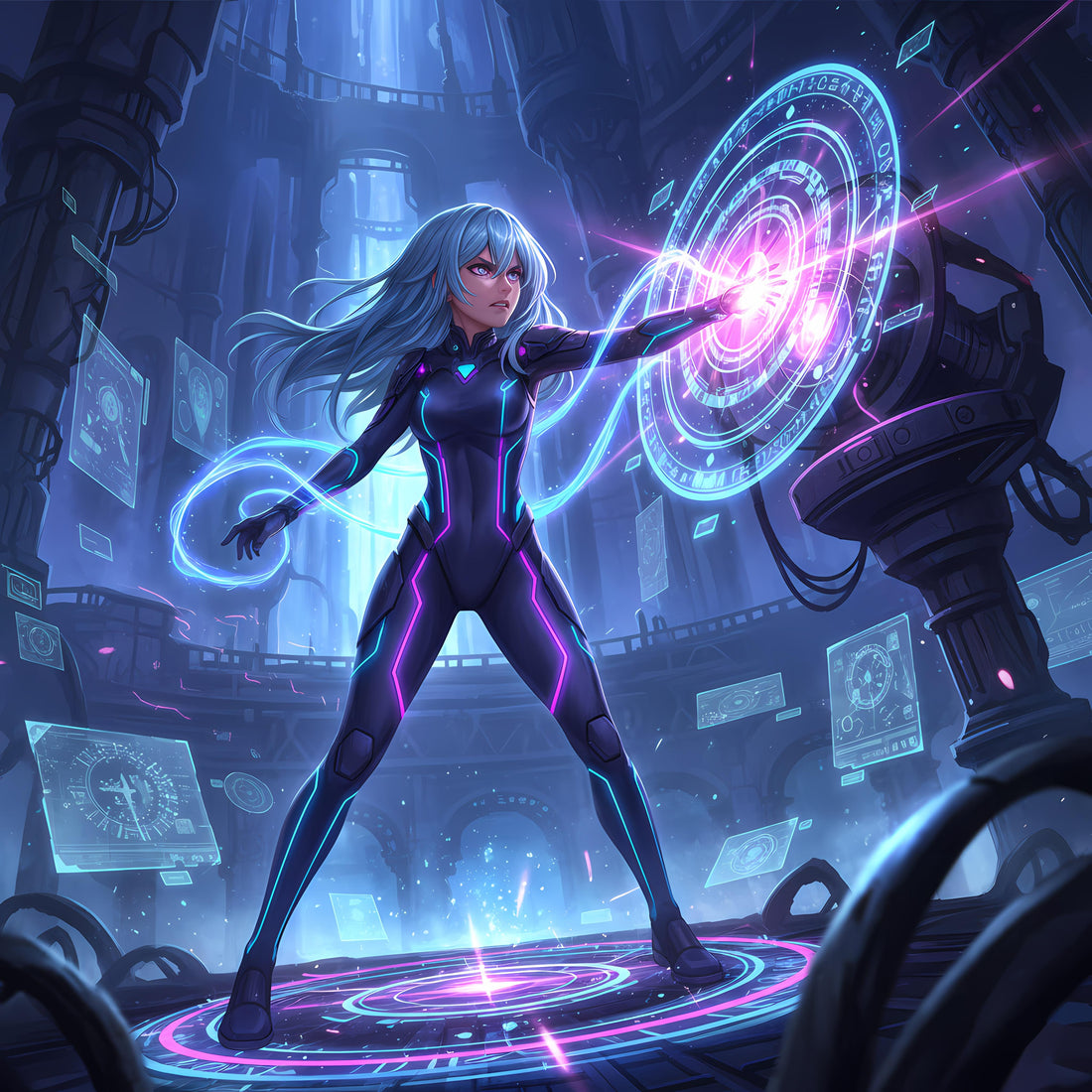 Meet Astra Pulse — The Neon Paradox