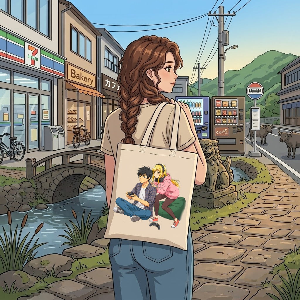 Gaming Together Anime Tote Bag