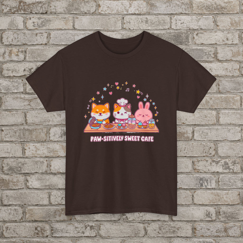 Kawaii Paw-sitively Sweet Café T-Shirt
