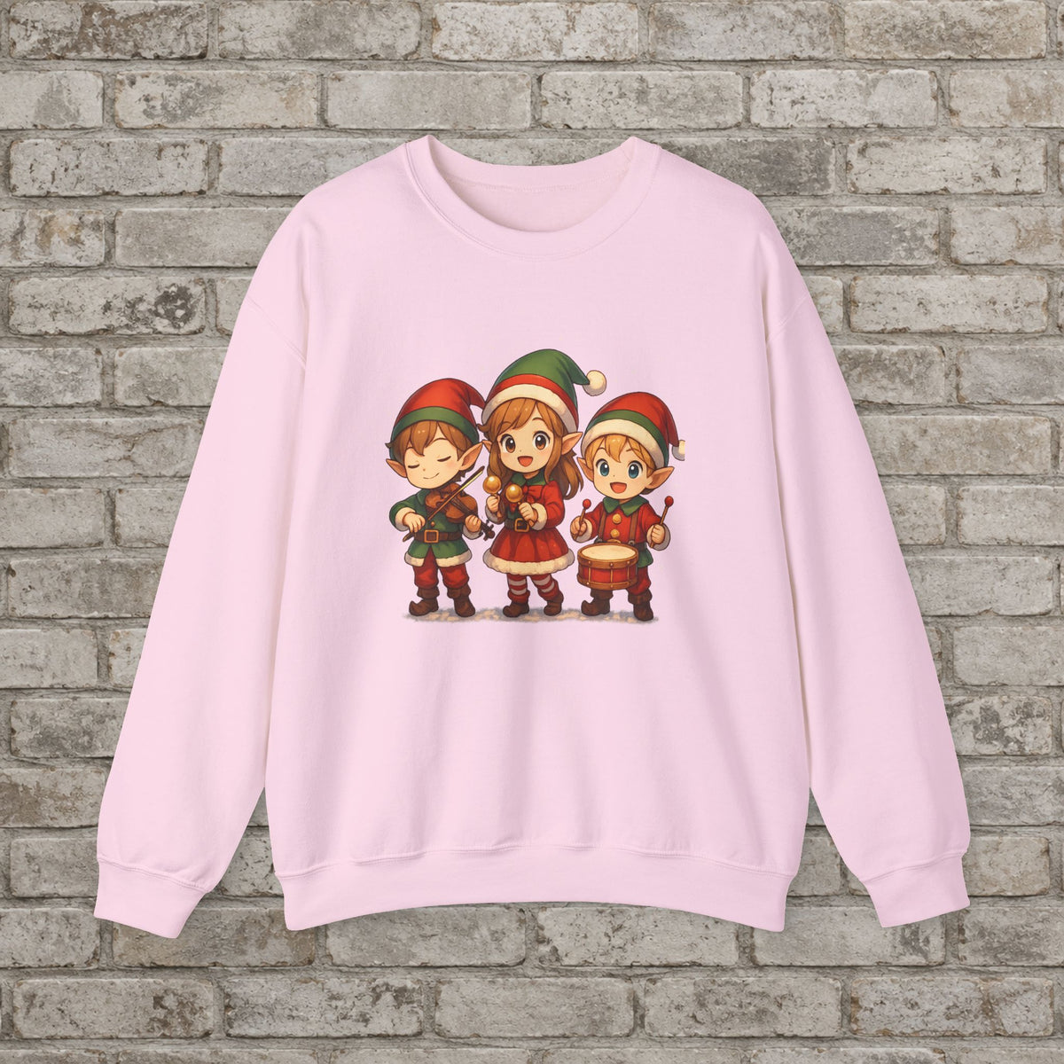 Christmas Elf Trio Band Sweatshirt