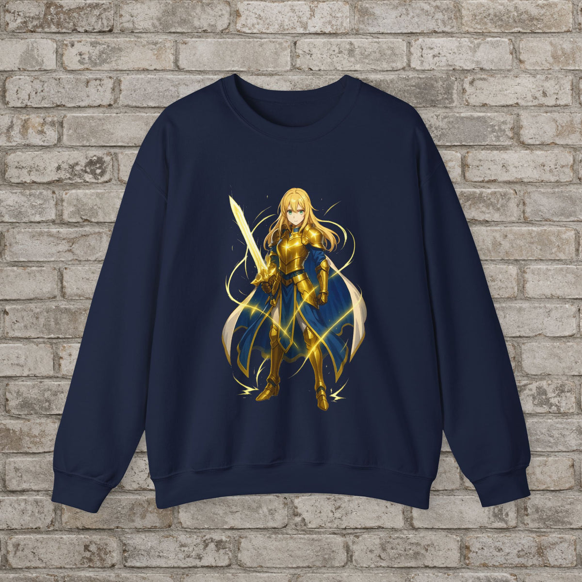Golden Knight Anime Warrior Sweatshirt