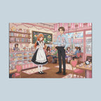 Maid Café Afternoon Anime Slice of Life Poster