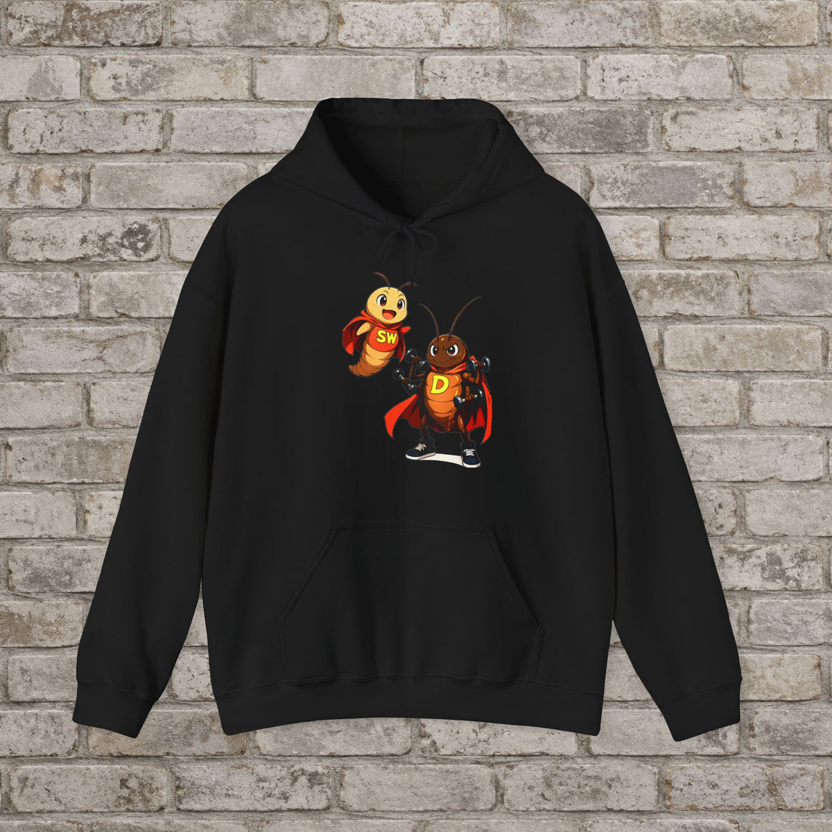 Superbug & D-Roach Funny Anime Hoodie