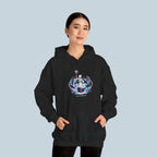 Kael Emberlight Anime Hoodie Neon Glow Streetwear Techcore Pullover Magic Staff Hero Hoodie Gift for Gamers and Anime Fans
