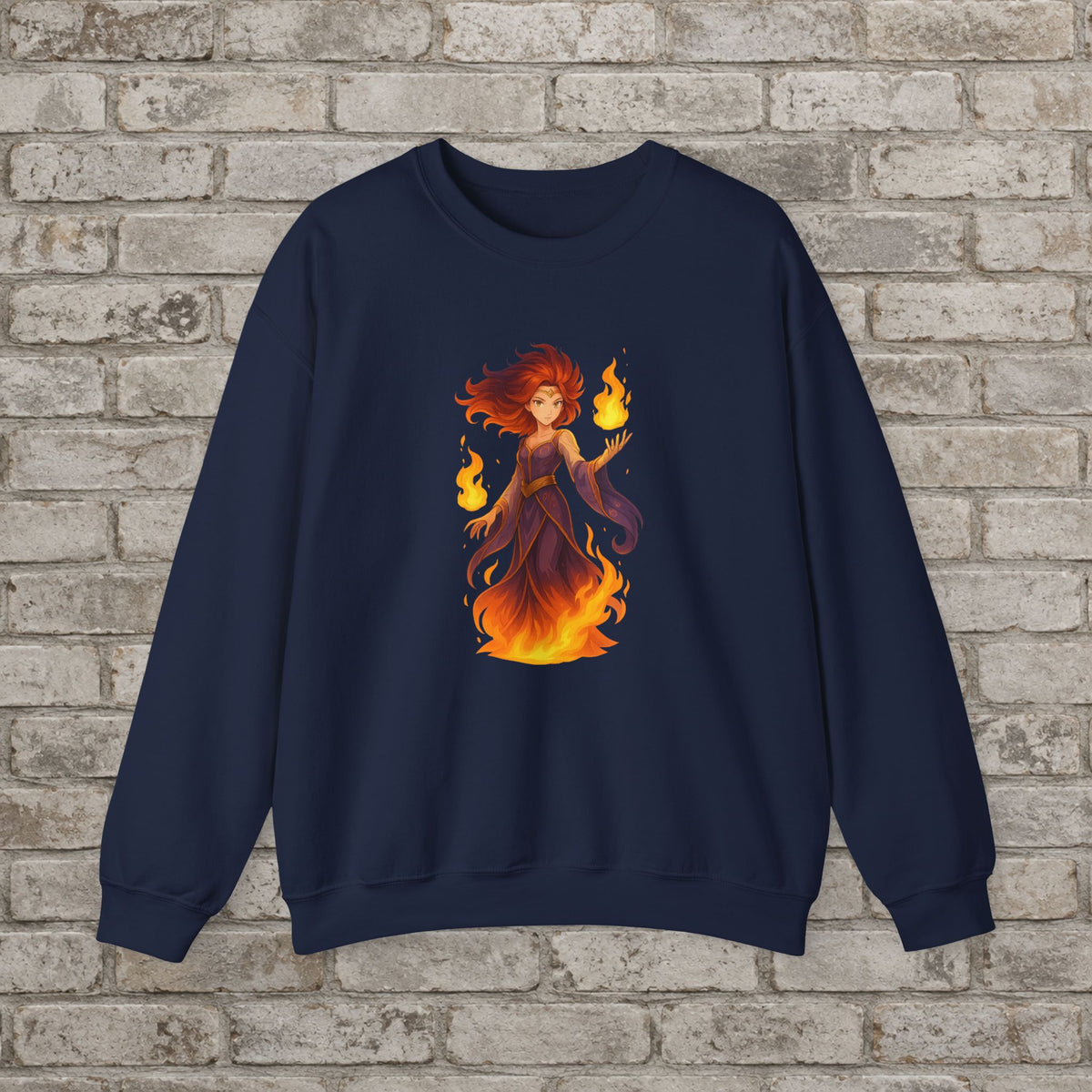 Ember Mage: Anime Fantasy Sweatshirt