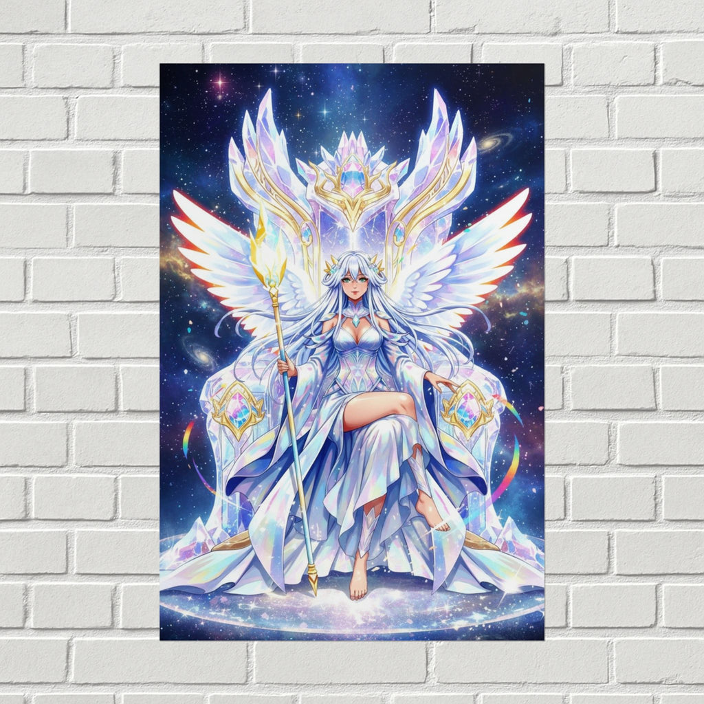 Lyria Solara Celestial Throne Poster