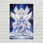 Lyria Solara Celestial Throne Poster