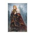 Kael Draven Poster Dark Fantasy Anime Wall Art Royal Warrior Decor Medieval King Aesthetic Gift for Anime Lovers