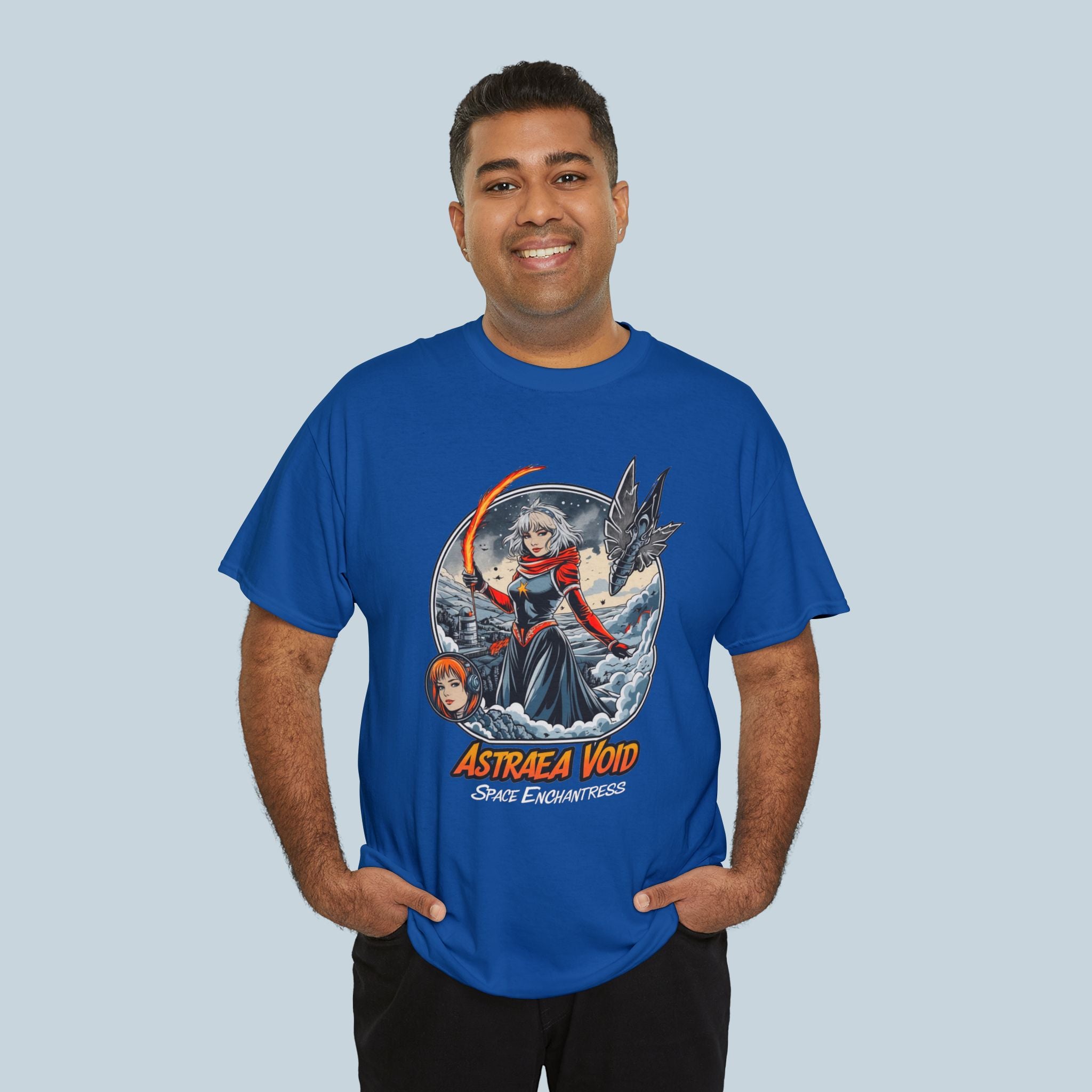 Anime Space Enchantress T Shirt Astraea Void Cosmic Fantasy Mage Streetwear Gift