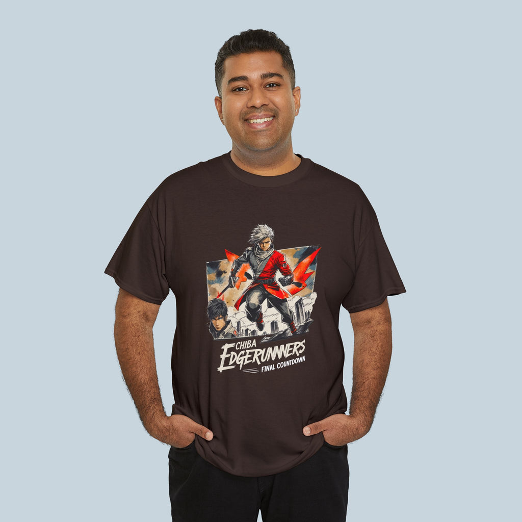 Anime Speed Warrior T Shirt Cyber Fighter Lightning Action Streetwear Sci Fi