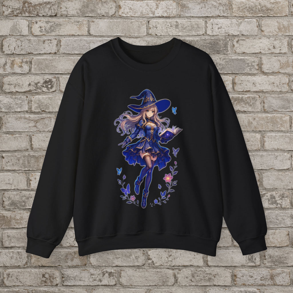 Spellbound Witch: Anime Magic Sweatshirt