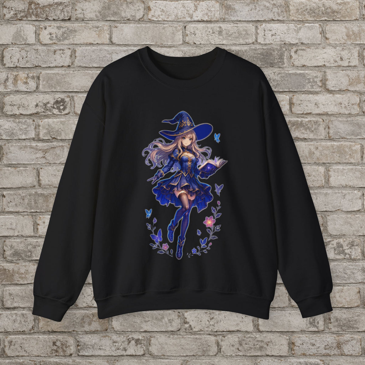 Spellbound Witch: Anime Magic Sweatshirt