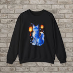 Blue Spirit Fox Anime Sweatshirt
