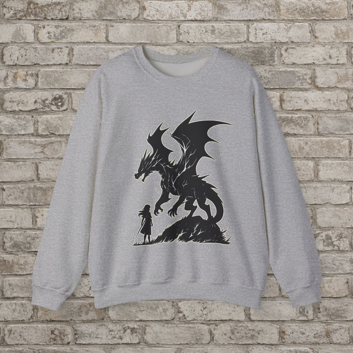 Dragon & Guardian Anime Fantasy Sweatshirt