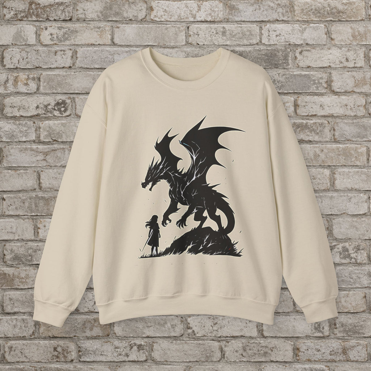Dragon & Guardian Anime Fantasy Sweatshirt