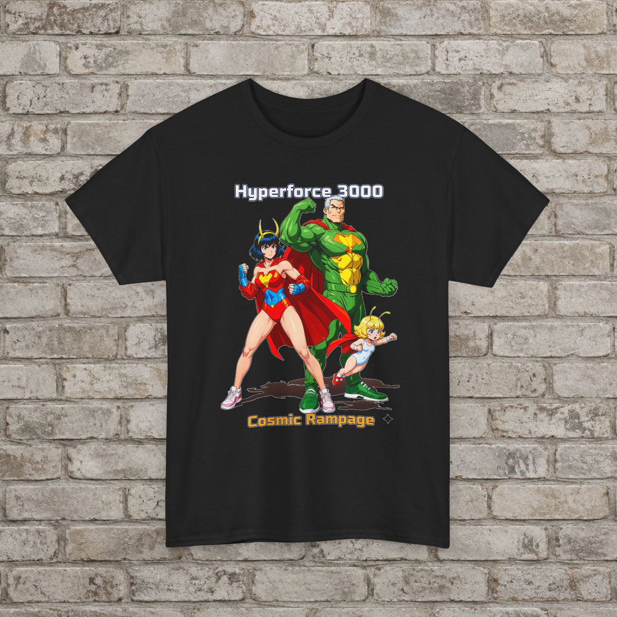 Hyperforce 3000: Anime Superhero T-Shirt
