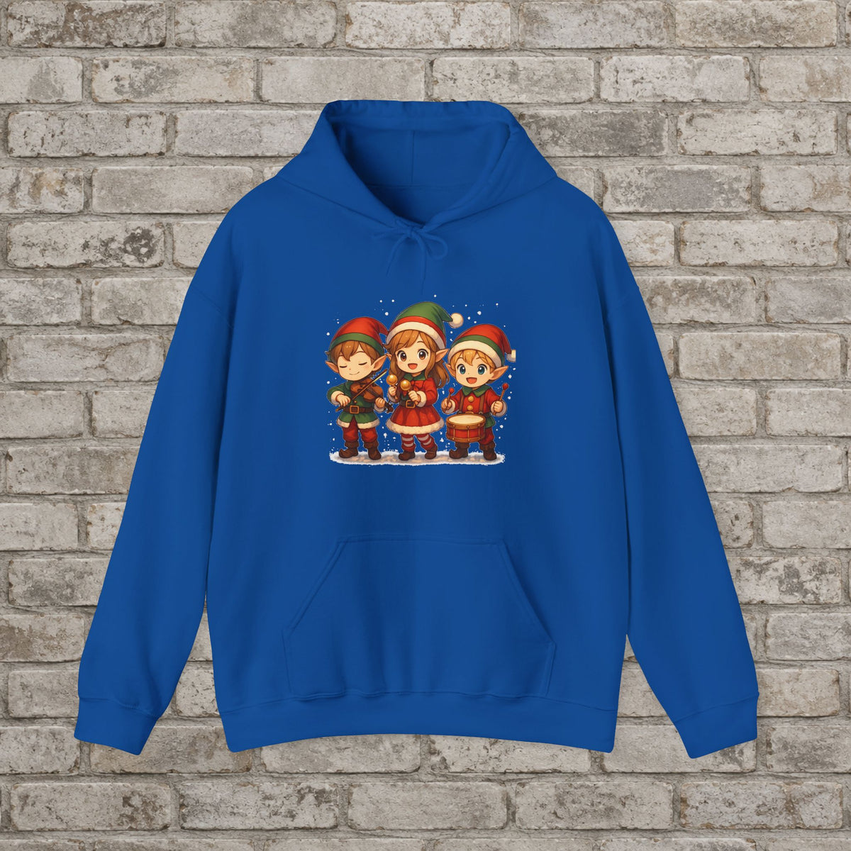 Holiday Elf Trio Band Anime Hoodie
