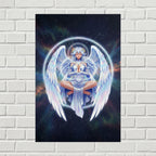 Lyria Solara Celestial Serenity Poster