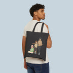 Anime Tote Bag Hoodie Friends Design Cozy Aesthetic Otaku Gift for Anime Lovers and Gamers