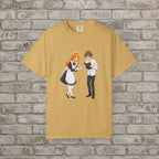 Anime Maid Cafe T-Shirt Cute Waitress and Barista Tee for Otaku Fans