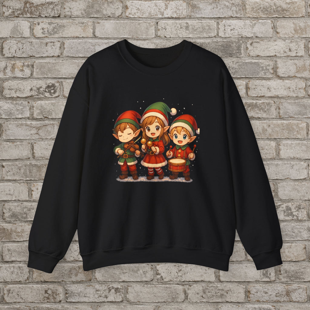 Christmas Elf Trio Band Sweatshirt