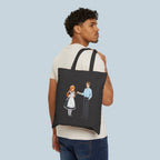 Anime Maid Café Tote Bag Japanese Waitress Design Cute Otaku Aesthetic Bag for Anime Lovers and Cosplay Fans