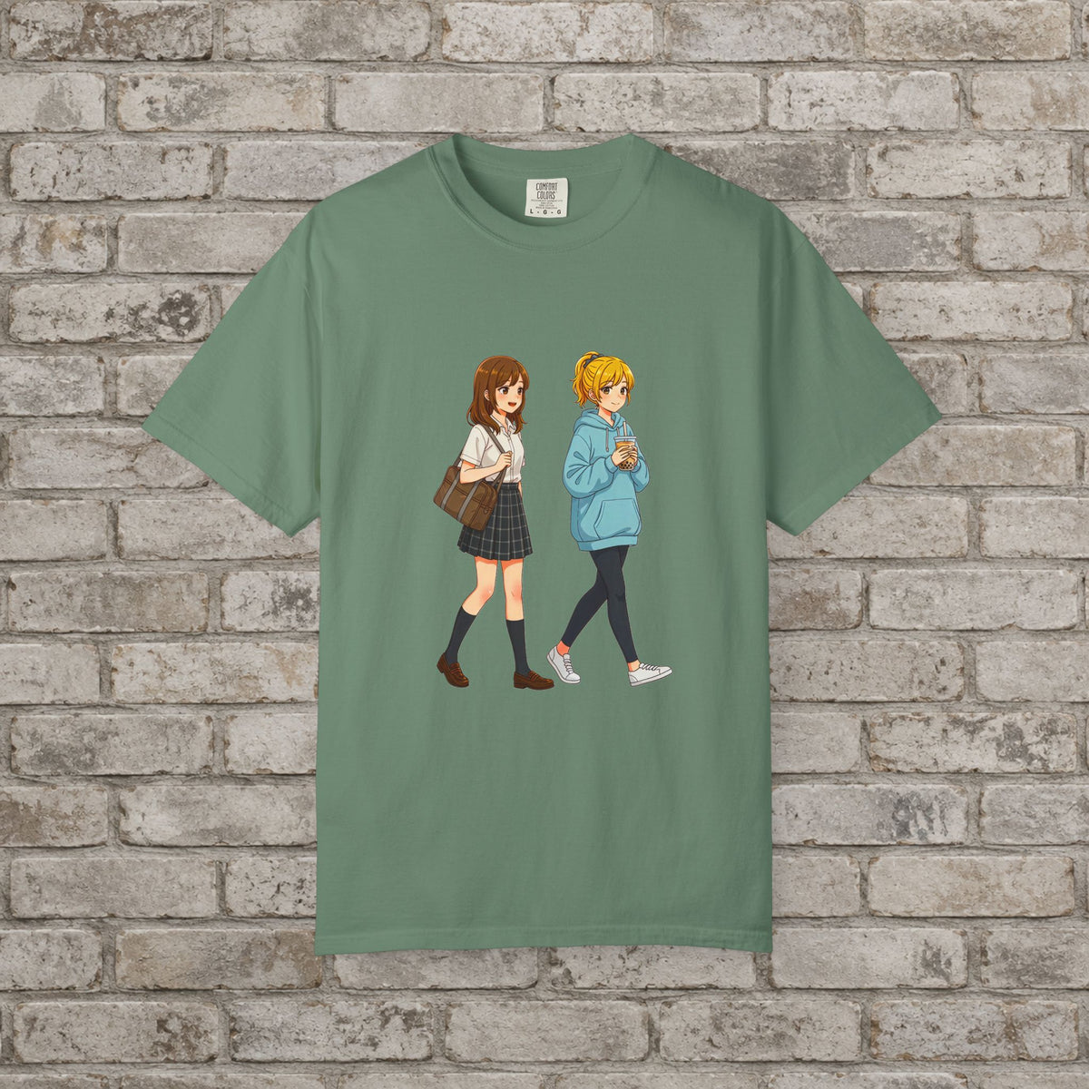 School Friends Anime T-Shirt Cozy Slice of Life Graphic Tee