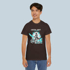 Crystal Quest Anime T Shirt Final Showdown Manga Style RPG Fantasy Graphic Tee