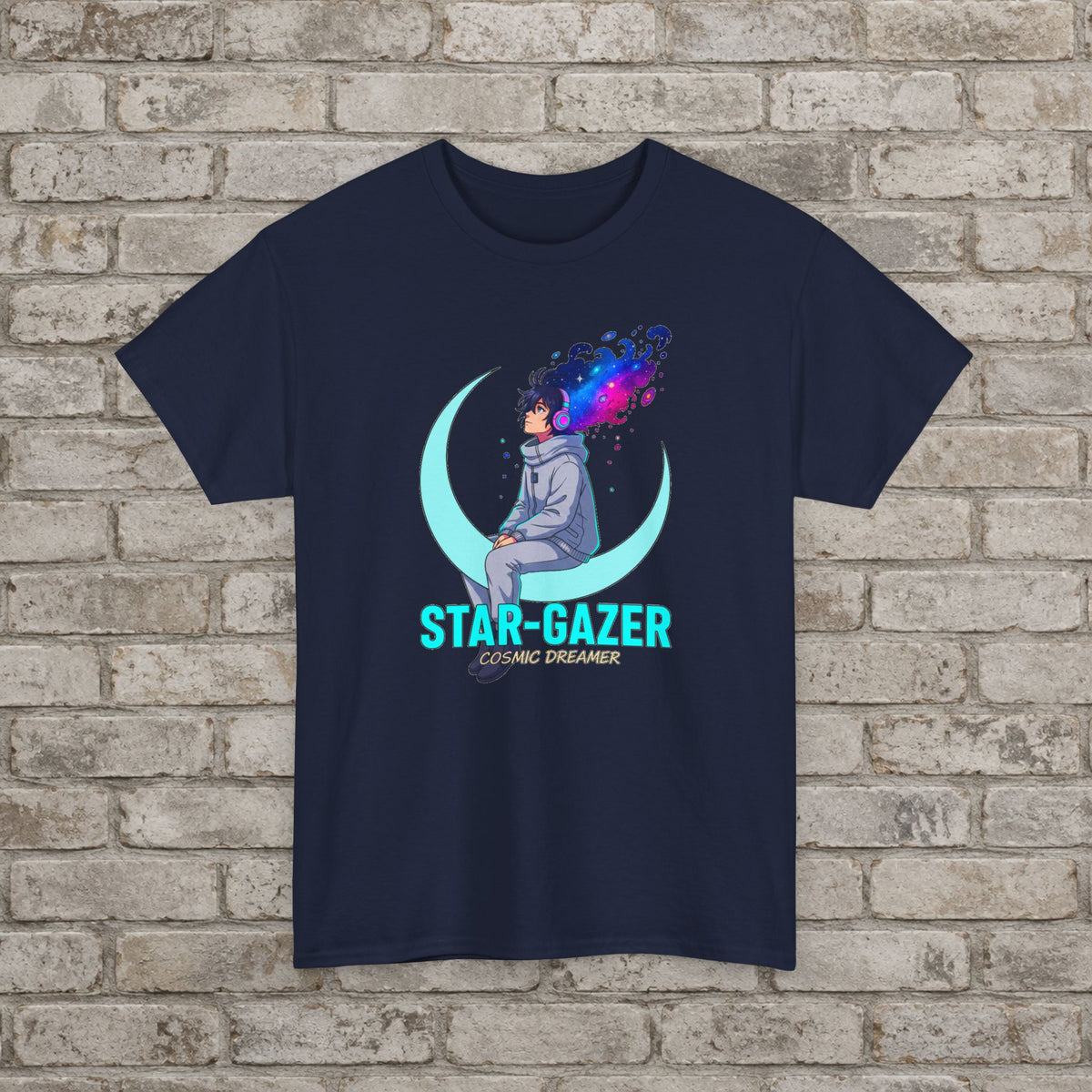 Star-Gazer Cosmic Dreamer Anime T-Shirt