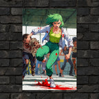 Zombie Outbreak Escape Anime Poster