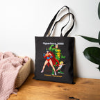 Hyperforce 3000 Tote Bag — Retro Comic Anime Heroes | Reusable Canvas Tote | Superhero Gift for Fans & Cosplayers
