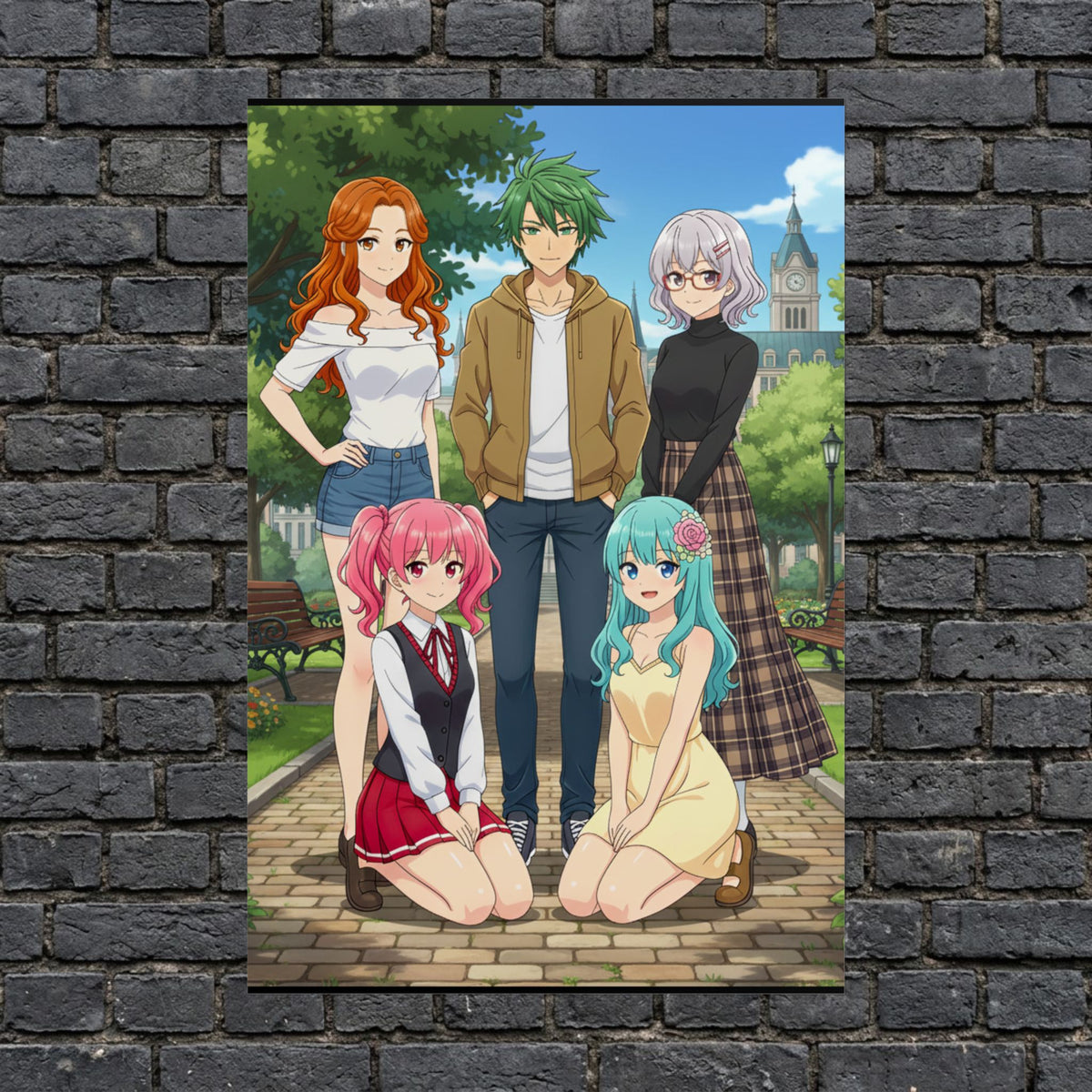 Anime Harem Park Poster