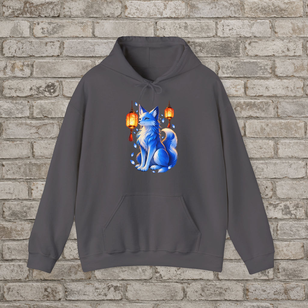 Lantern Fox Anime Hoodie | Cute Fantasy Apparel