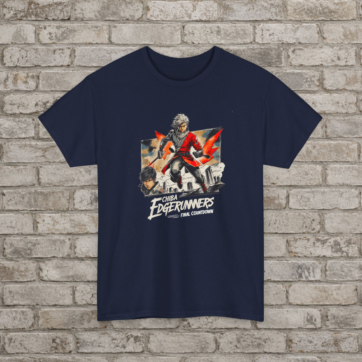 Chiba Edgerunners Anime Cyberpunk T-Shirt