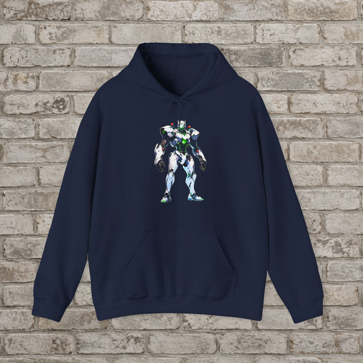 Ironclad Sentinel Mecha Anime Hoodie