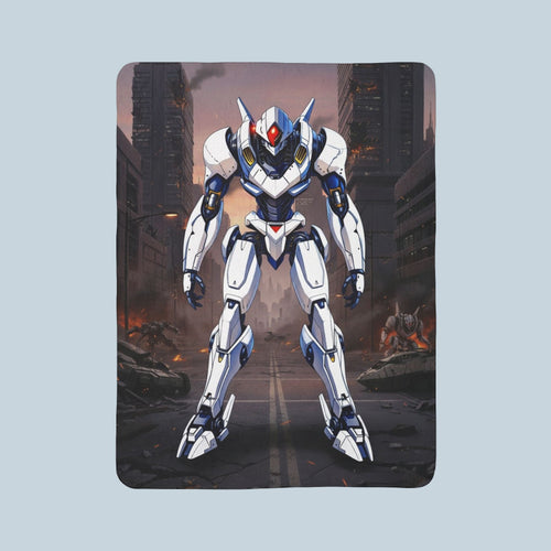 Aegis-9b Sherpa Blanket Anime Mech Sci-Fi Robot Futuristic Battle Throw