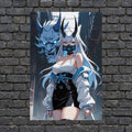 Ice Oni Girl Poster