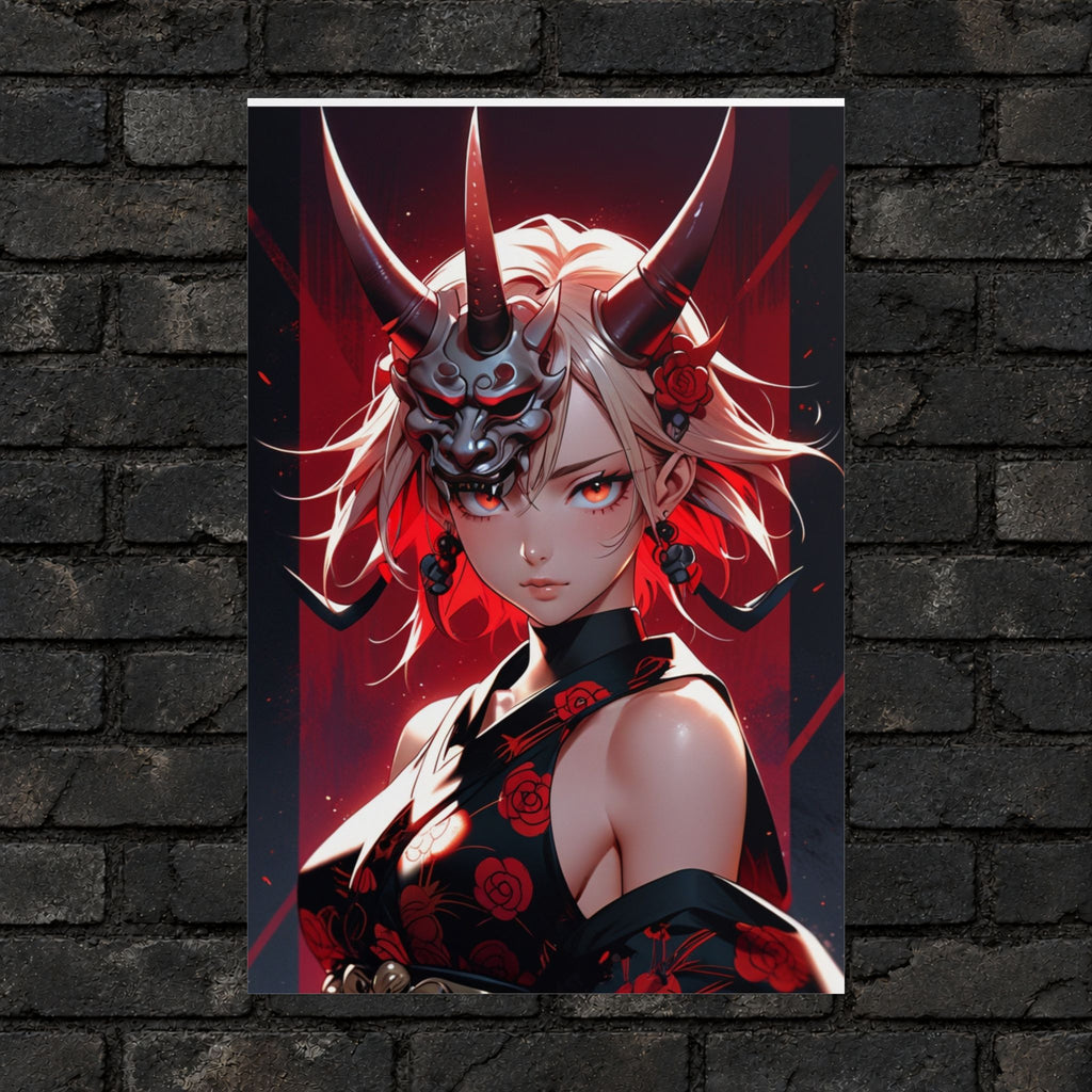 Oni Mask Anime Poster