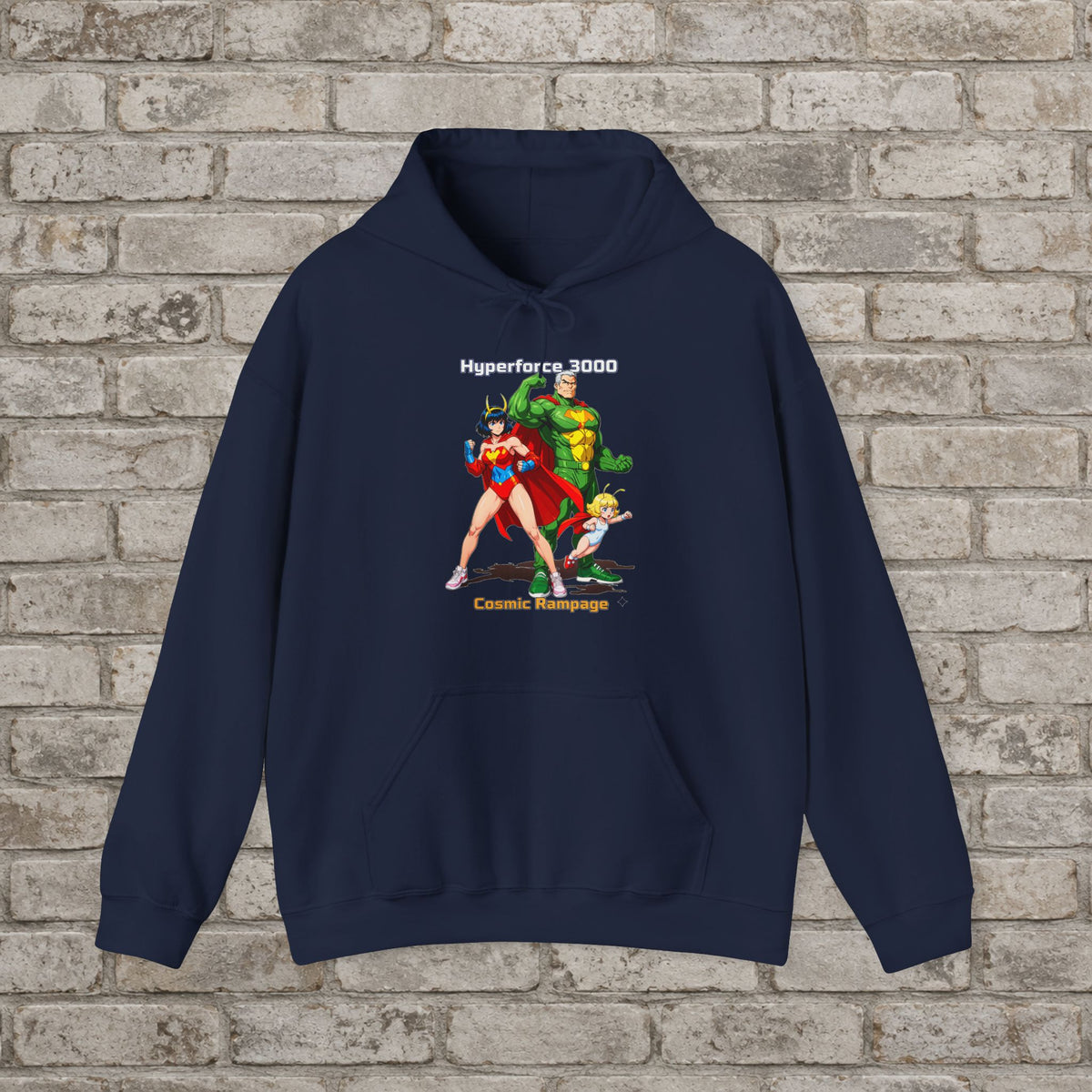 Hyperforce 3000 Cosmic Rampage Anime Hoodie