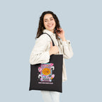 Kawaii Vending Machine Cotton Canvas Tote — "Waku Waku Sweets Club"