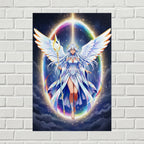 Lyria Solara Celestial Serenity Poster