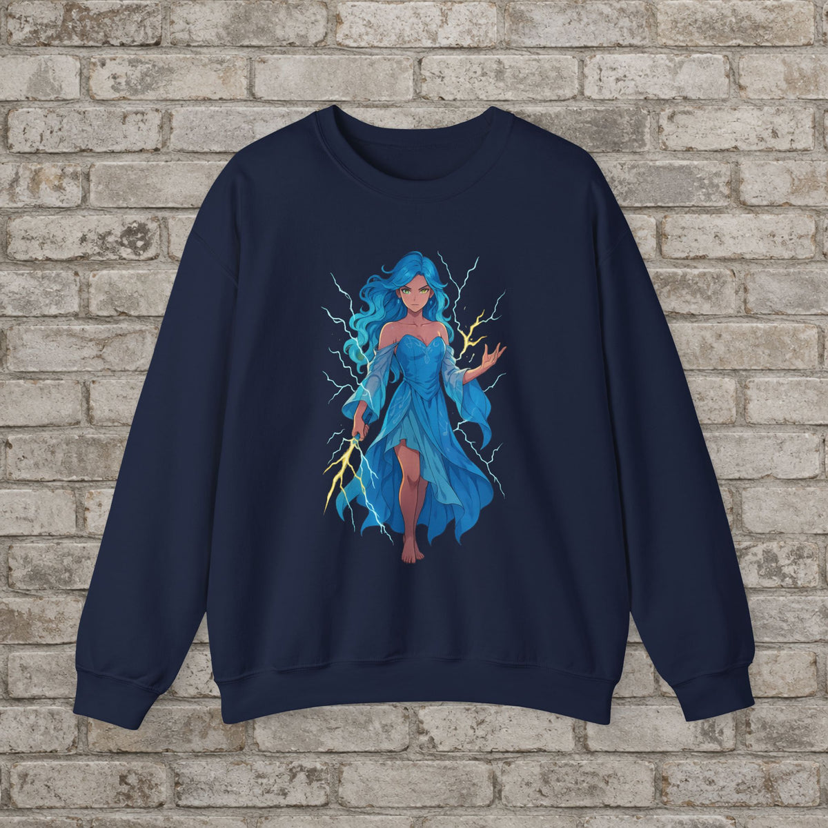 Stormcaller: Lightning Mage Anime Sweatshirt