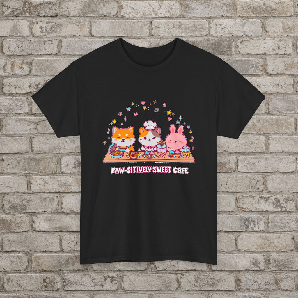 Kawaii Paw-sitively Sweet Café T-Shirt