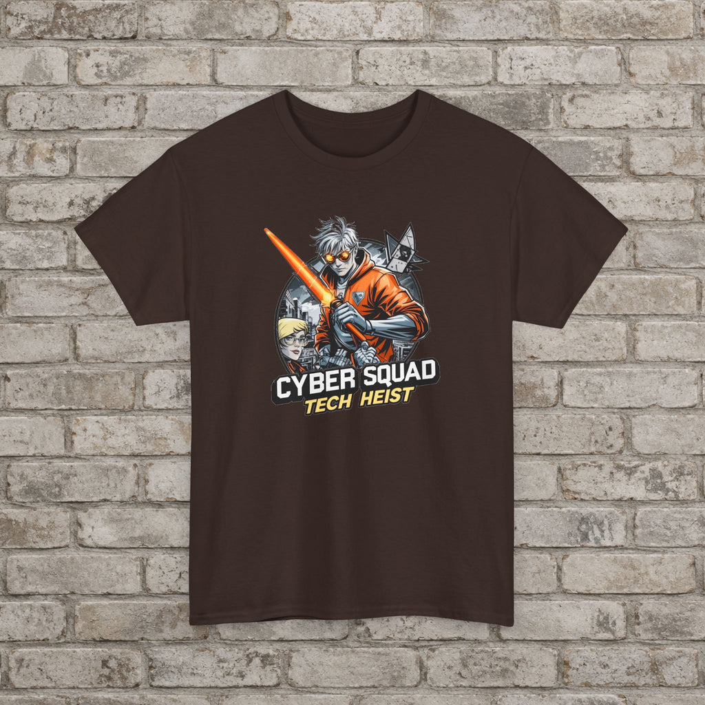Cyber Squad Tech Heist Anime T-Shirt