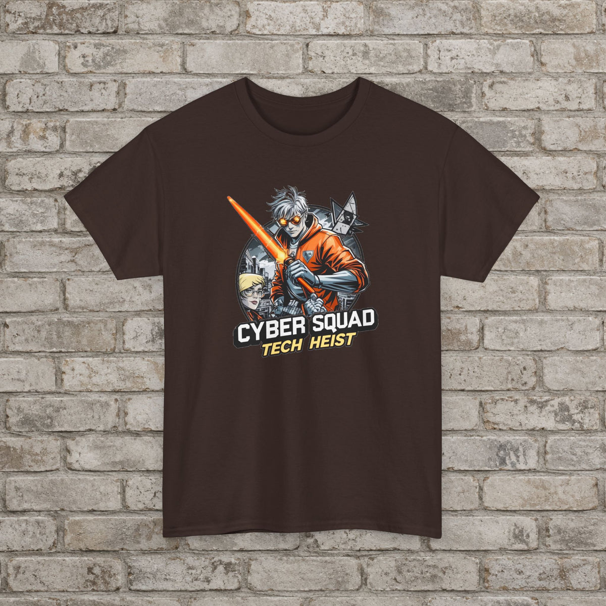 Cyber Squad Tech Heist Anime T-Shirt