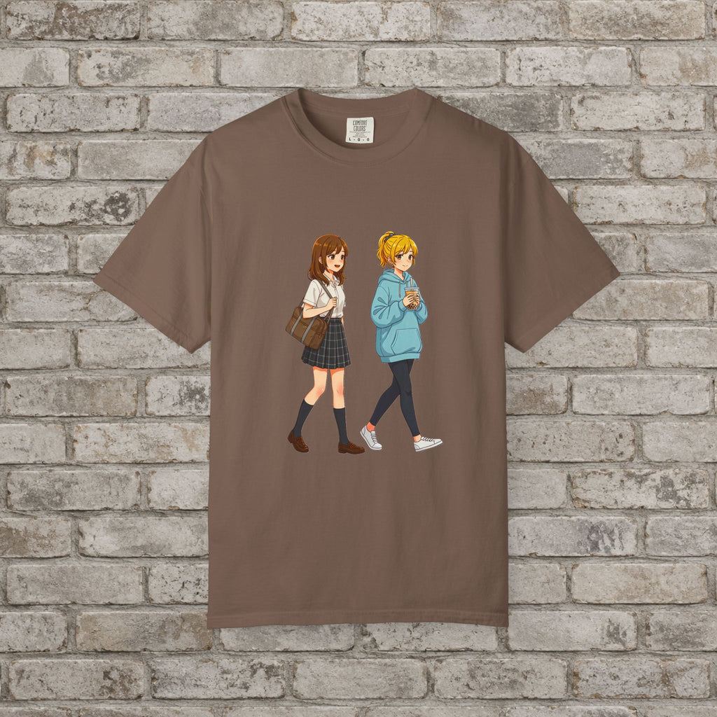 School Friends Anime T-Shirt Cozy Slice of Life Graphic Tee