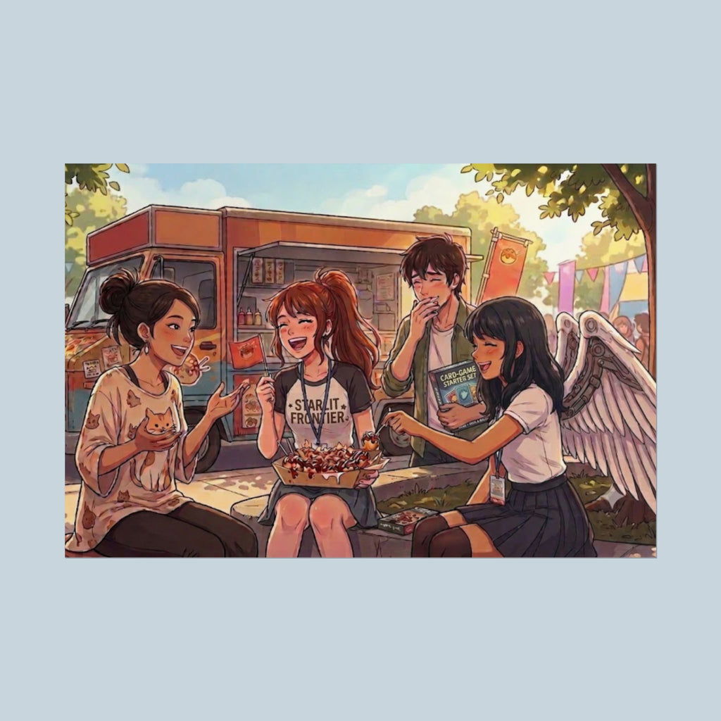 Our First Anime Con Anime Slice of Life Convention Poster