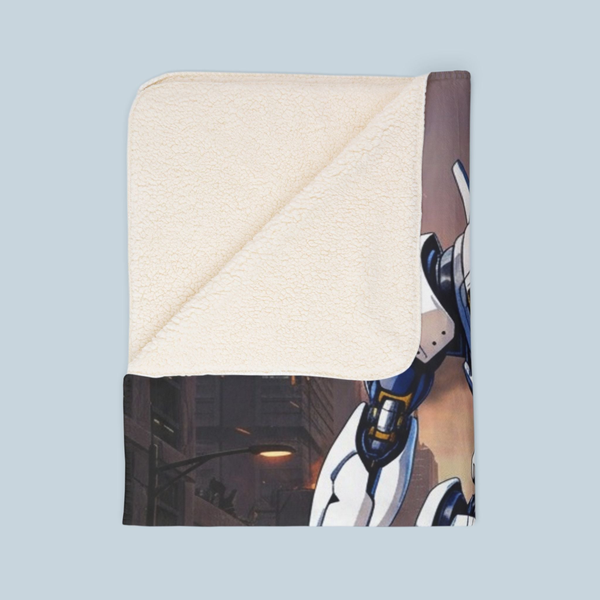 Aegis-9b Sherpa Blanket Anime Mech Sci-Fi Robot Futuristic Battle Throw