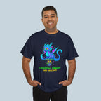Celestial Dragon Anime T Shirt Cute Fantasy Dragon Neon Glow Magical Creature Shirt Gift for Anime Fans