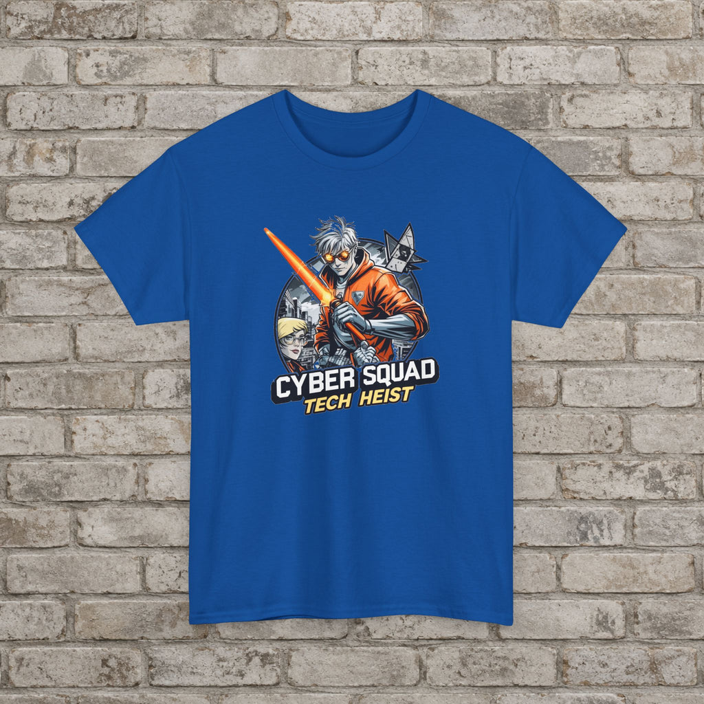 Cyber Squad Tech Heist Anime T-Shirt